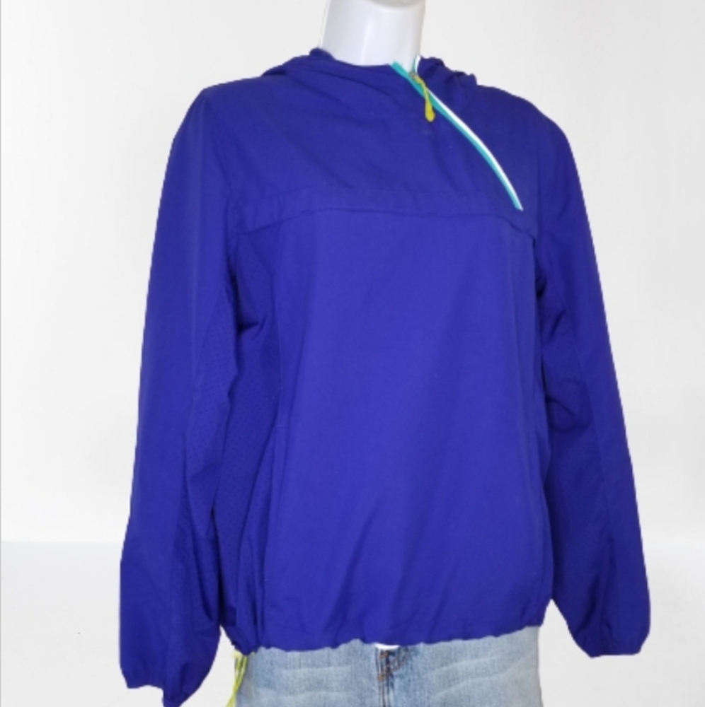 Fila blue hooded jacket, sz M